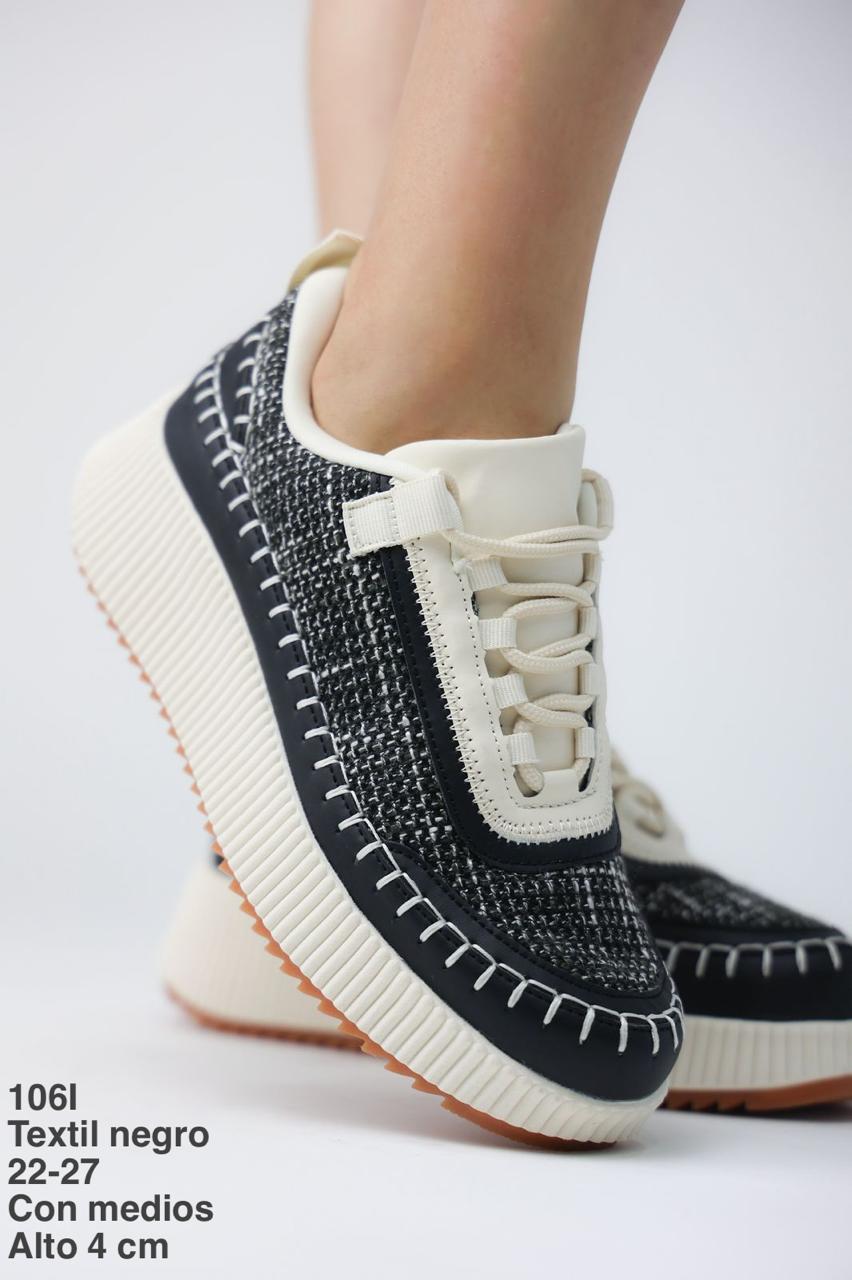 106I Textil Negro