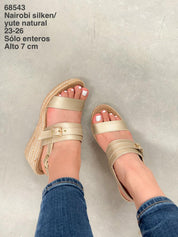 68543 Nairobi Silken/Yute Natural