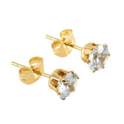 Daria Aretes Oro Pedreria