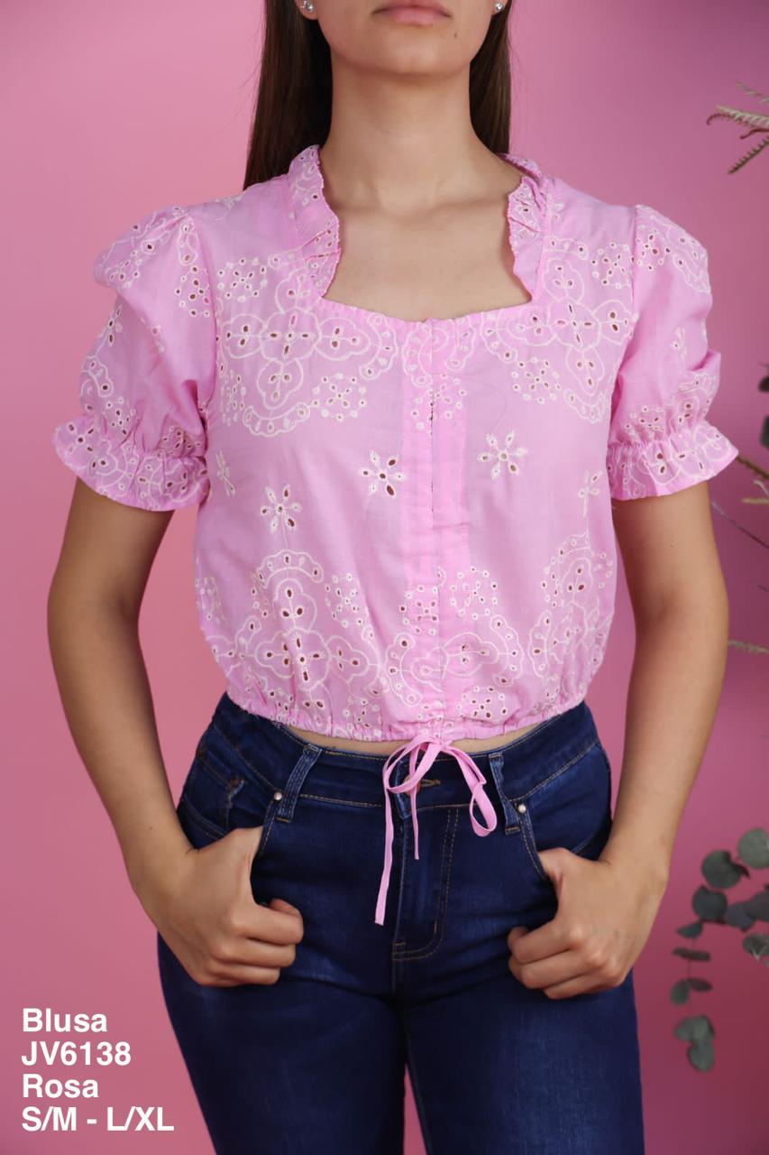 JV6138 Blusa Rosa