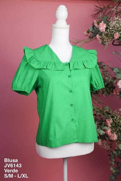 JV6143 Blusa Verde