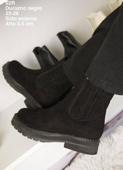 Calzado02R Durazno Negro - Mayoreo Calzado AndyBOTA