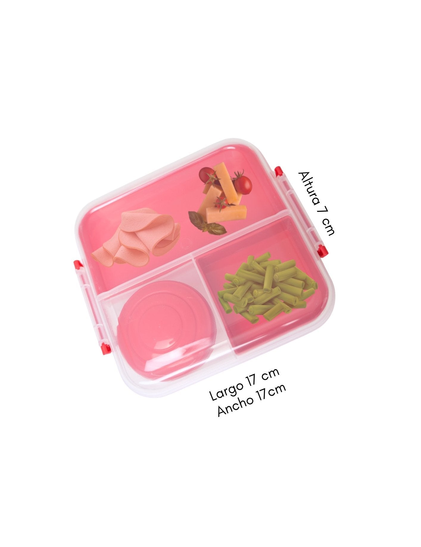 CK23849 Lunchbox General Rojo - Mayoreo Calzado AndyHOGAR