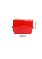 CK43078 - 1A Sandwich Box Rojo - Mayoreo Calzado AndyHOGAR