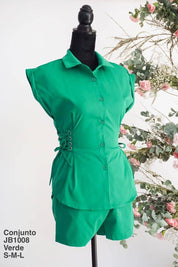 JB1008 Conjunto Verde - Mayoreo Calzado AndyROPA