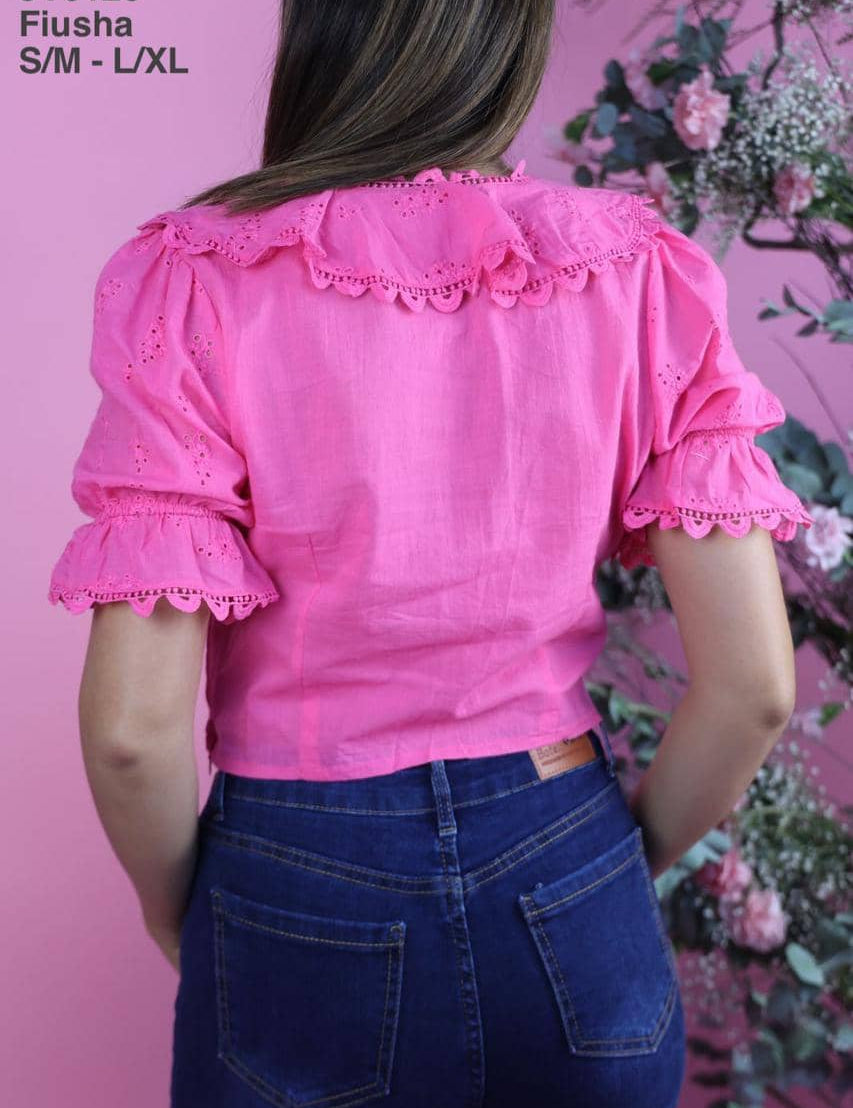 JV6126 Blusa Fiusha - Mayoreo Calzado AndyROPA