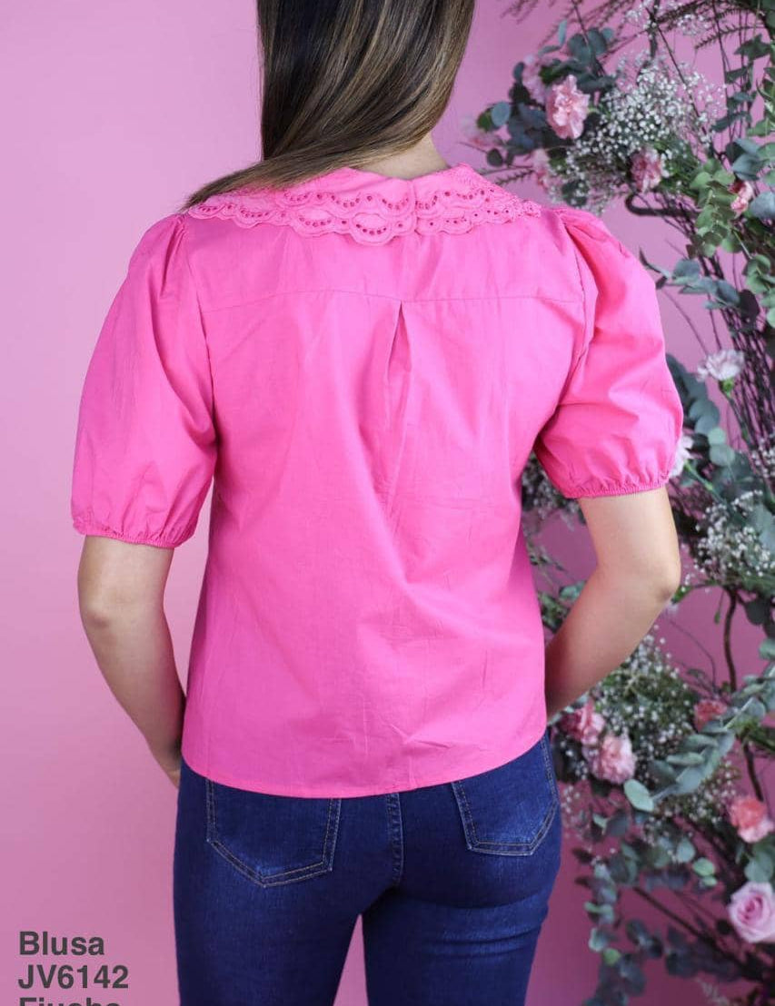 JV6142 Blusa Fiusha - Mayoreo Calzado AndyROPA