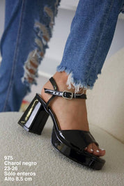 975 Black Patent Leather