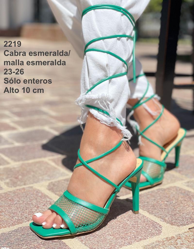 2219 Sintético Esmeralda/Malla Esmeralda